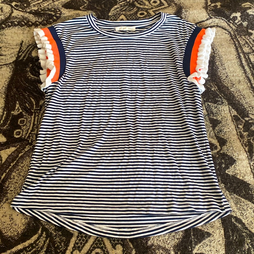 Short sleeve stripped shirt brand: copper key size: Medium